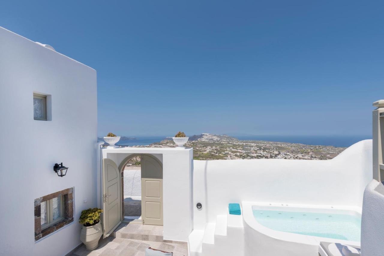 Pýrgos Santorini 180 Degreesヴィラ エクステリア 写真